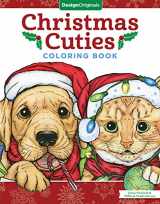 9781497202283-1497202280-Christmas Cuties Coloring Book (Design Originals) Dozens of Puppies & Kittens in Festive Holiday Settings; One-Side-Only Designs on Extra-Thick, High-Quality Perforated Pages to Resist Bleed Through