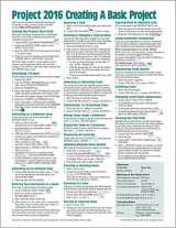 9781944684068-1944684069-Microsoft Project 2016 Quick Reference Guide Creating a Basic Project - Windows Version (Cheat Sheet of Instructions, Tips & Shortcuts - Laminated Card)