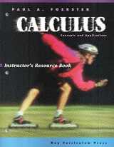 9781559531207-1559531207-Calculus: Concepts and Applications Instructor's Resource Guide