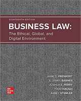 9781264296569-1264296568-BUSINESS LAW-CONNECT PLUS 18th Edition