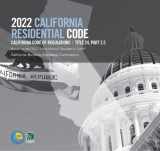 9781957212906-195721290X-2022 California Residential Code, Title 24, Part 2.5