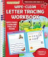 9781646381593-1646381599-Wipe Clean Letter Tracing Workbook for Preschool Kids Ages 3-5: Practice Pen Control, the Alphabet, Handwriting, Wipe Off Pen Included (Gold Star Series)