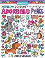 9781497203228-1497203228-Notebook Doodles Adorable Pets: Coloring & Activity Book (Design Originals) 32 Dazzling Designs from Dogs & Cats to Hedgehogs & Hermit Crabs; Art Activities for Tweens with Color Palettes & Examples