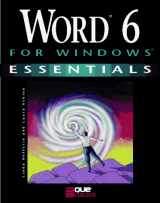 9780789701084-0789701081-Word 6 for Windows Essentials