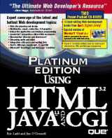 9780789709325-0789709325-Platinum Edition Using HTML 3.2, Java 1.1, and CGI