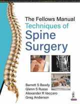 9789354655395-9354655394-The Fellows Manual Techniques of Spine Surgery