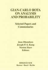 9781461274025-1461274028-Gian-Carlo Rota on Analysis and Probability: Selected Papers and Commentaries (Contemporary Mathematicians)