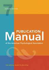Sell back Publication Manual (OFFICIAL) 7th Edition of the American Psychological Association 9781433832178 / 1433832178