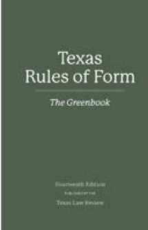 9781878674104-1878674102-GREENBOOK:TEXAS RULES OF FORM