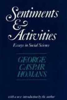 9780887387258-088738725X-Sentiments and Activities: Essays in Social Science