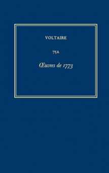 9780729409438-0729409430-Œuvres complètes de Voltaire (Complete Works of Voltaire) 75A: Oeuvres de 1773 (French Edition)
