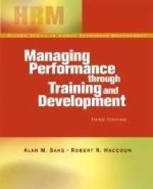9780176224608-0176224602-Managing Performance Through Training And Development, 3rd Edition