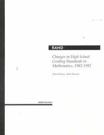 9780833030733-0833030736-Changes in High School Grading Standards in Mathematics, 1982-1992