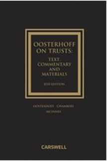 9780779863525-0779863526-Oosterhoff on Trusts: Text, Commentary and Materials, 8th Edition