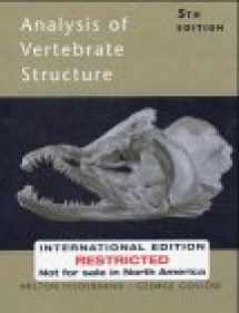 9780471452737-0471452734-WIE Analysis of Vertebrate Structure