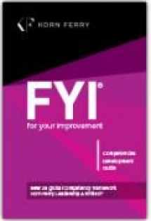 9781933578903-1933578904-FYI: For Your Improvement - Competencies Development Guide, 6th Edition