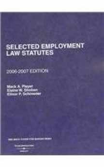 9780314172198-031417219X-Selected Employment Law Statutes (Selected Statutes)