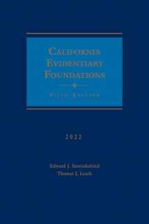 9781663340641-1663340641-California Evidentiary Foundations 2022 Edition
