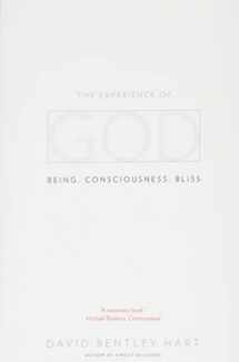 9780300209358-0300209355-The Experience of God: Being, Consciousness, Bliss