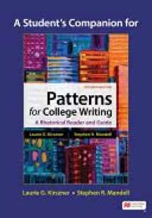 9781319381431-131938143X-A Student's Companion for Patterns for College Writing