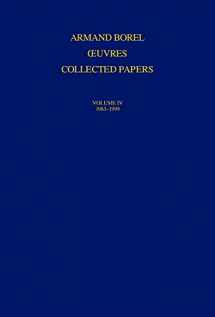 9783540676409-3540676406-Oeuvres - Collected Papers IV: 1983 - 1999 (English and German Edition)
