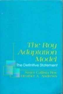 9780838522721-0838522726-The Roy Adaptation Model: The Definitive Statement