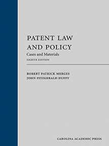 9781531023850-1531023851-Patent Law and Policy: Cases and Materials, Eighth Edition (Looseleaf)