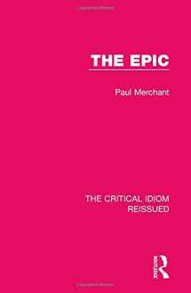 9781138230828-1138230820-The Epic (The Critical Idiom Reissued)