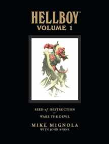 9781593079109-1593079109-Hellboy Library Edition, Volume 1: Seed of Destruction and Wake the Devil
