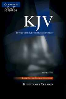 9781009077132-1009077139-KJV Turquoise Reference Bible, Black Calfskin Leather, Full Yapp, KJ675:XRLY