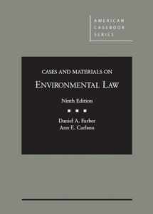 9780314283986-0314283986-Cases and Materials on Environmental Law, 9th (American Casebook Series)