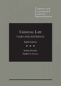 9781683288220-168328822X-Cases and Materials on Criminal Law (American Casebook Series)