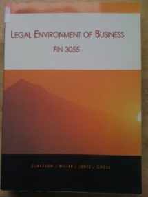 9780324634341-032463434X-Legal Environment of Business FIN 3055 Custom Virginia Tech Text