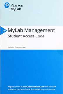 9780135873496-0135873495-Management -- 2019 MyLab Management with Pearson eText Access Code