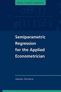 9780521012263-0521012260-Semiparametric Regression for the Applied Econometrician (Themes in Modern Econometrics)
