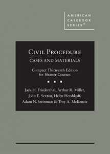 9781636598529-1636598528-Civil Procedure: Cases and Materials, Compact Edition for Shorter Courses (American Casebook Series)