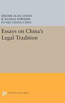 9780691653969-0691653968-Essays on China's Legal Tradition (Studies in East Asian Law, 10)