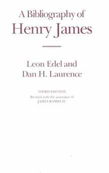 9781873040539-1873040539-A Bibliography of Henry James (St. Paul's Bibliographies)