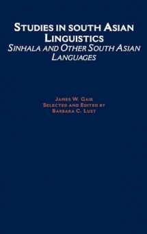 9780195095210-0195095219-Studies in South Asian Linguistics: Sinhala and Other South Asian Languages