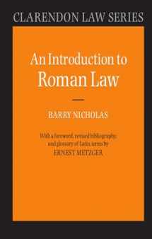 9780198760634-0198760639-An Introduction to Roman Law (Clarendon Law Series)