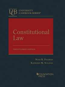 9781636598444-1636598447-Constitutional Law (University Casebook Series)