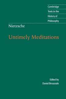 9780521585842-0521585848-Nietzsche: Untimely Meditations (Cambridge Texts in the History of Philosophy)