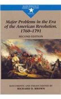 9780547175409-054717540X-Major Problems in Era of American Revolution 1760-1791 + Pocket Guide to Chicago Manual