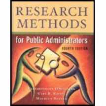 9780005140727-0005140722-Research Methods for Public Administration - Textbook Only