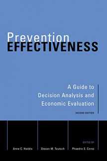 9780195148978-0195148975-Prevention Effectiveness: A Guide to Decision Analysis and Economic Evaluation