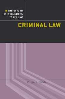 9780195321203-0195321200-Criminal Law (Oxford Introductions to U.S. Law)