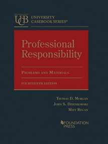 9781636592466-1636592465-Professional Responsibility, Problems and Materials (University Casebook Series)