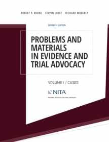 9781601569783-1601569785-Problems and Materials in Evidence and Trial Advocacy: Volume I / Cases (NITA)
