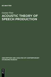 9789027916006-9027916004-Acoustic Theory of Speech Production: With Calculations based on X-Ray Studies of Russian Articulations (Description and Analysis of Contemporary Standard Russian, 2)