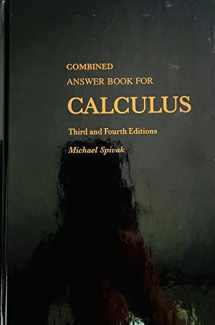 9780914098928-0914098926-Combined Answer Book For Calculus Third and Fourth Editions